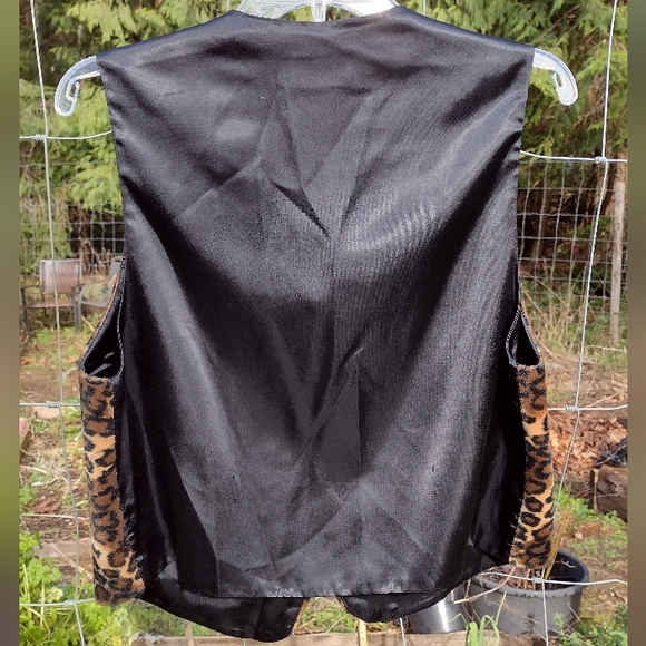 Vintage Leopard Print Vest - Picture 3 of 5